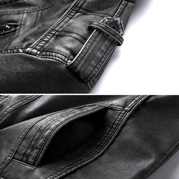 Alessandro Veneti Midnight Biker Jacket